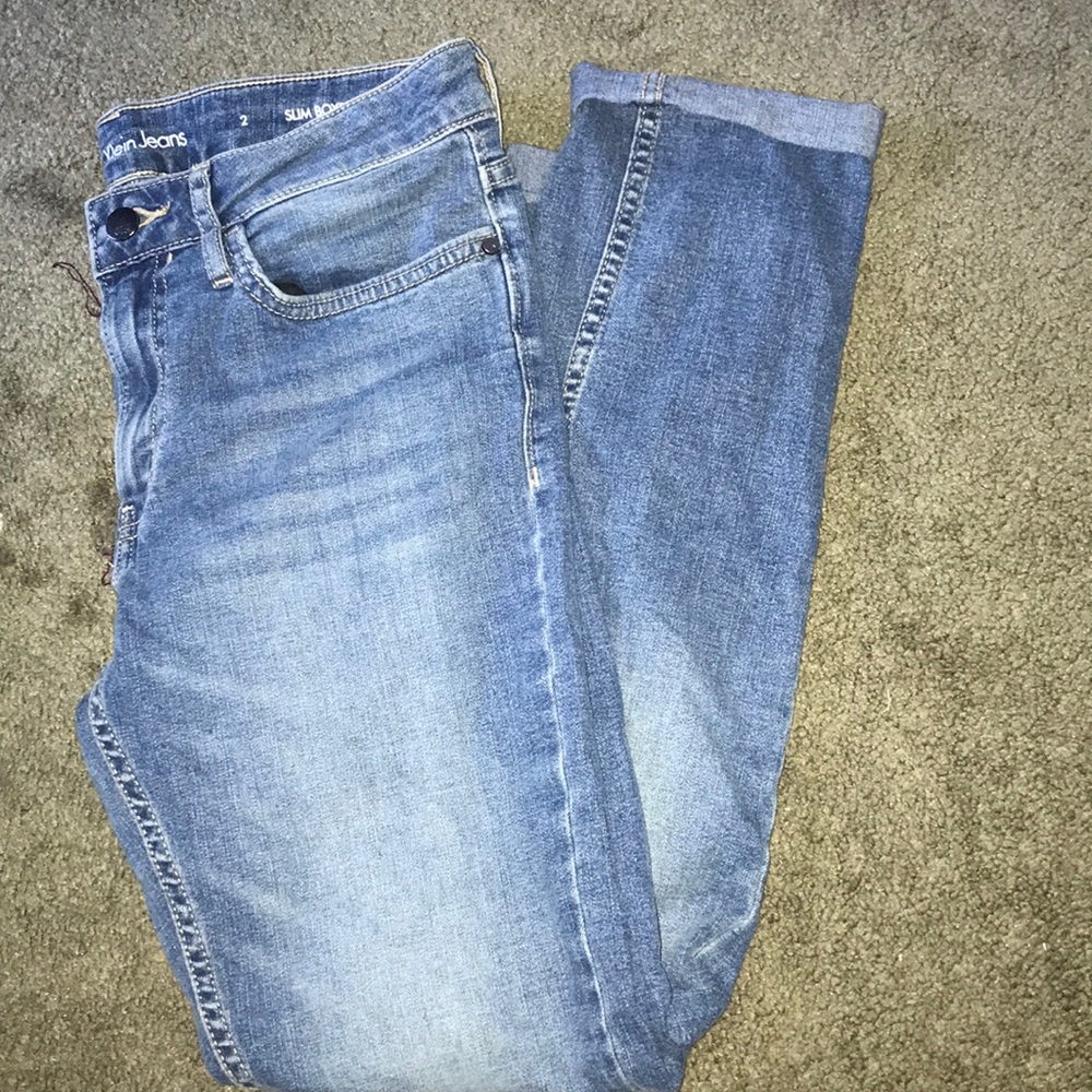 Never Worn Calvin Klein Boyfriend Jeans
